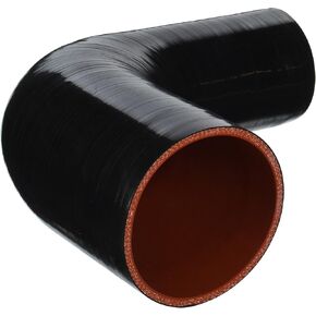 HPS HTSER90-300-400-BLUE سيليكون درجة حرارة عالية 4 طبقات معززة 90 درجة خرطوم توصيل مخفض الكوع، الحد الأقصى للضغط 25 رطل لكل بوصة مربعة، طول الساق 4 بوصات على كل جانب، معرف 3 بوصة > 4 بوصة، أزرق