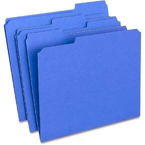 Staples 508903 File Folders W/ Reinforced Tabs Letter 3 Tab Yellow 100/Box in Saudi Arabia