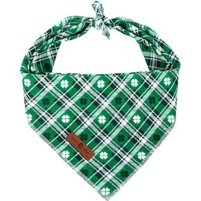 Lionet Paws Dog Bandana قابل للغسل منديل قطني وشاح مثلث باندانا للكلاب الصغيرة والمتوسطة والكبيرة باللون الرمادي in Kuwait