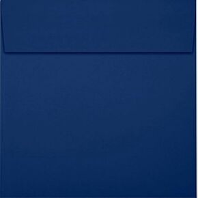 LUXPaper Square Invitation Envelopes | Peel & Press | 5" x 5" | Navy Blue | 80lb. Text | 50 Qty