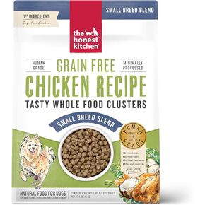 مجموعة طعام الكلاب الكاملة من The Honest Kitchen، طعام الكلاب الجاف من السلالات الصغيرة، خالي من الحبوب، 4 رطل