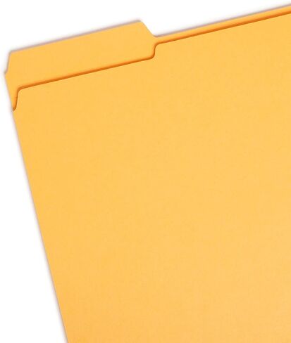 Smead File Folder, Reinforced 1/3-Cut Tab, Letter Size, Manila, 45 Per Box (10438) in Kuwait
