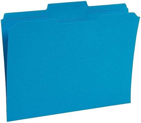 Staples 508903 File Folders W/ Reinforced Tabs Letter 3 Tab Yellow 100/Box in Kuwait