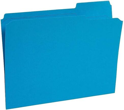 Staples 508903 File Folders W/ Reinforced Tabs Letter 3 Tab Yellow 100/Box in Kuwait