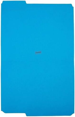 Staples 508903 File Folders W/ Reinforced Tabs Letter 3 Tab Yellow 100/Box in Kuwait