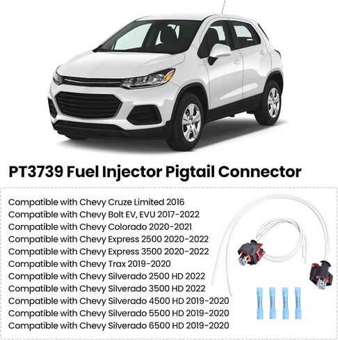 PT3739 Injector Pigtail Connector Multi-Purpose Pigtail Kit Replace for GM Duramax L5P Engine V8 6.6L,19368140 Original Equipment Multi-Purpose Wire Plug Pigtail Fuel Injector Pigtail Connector Kit in Saudi Arabia