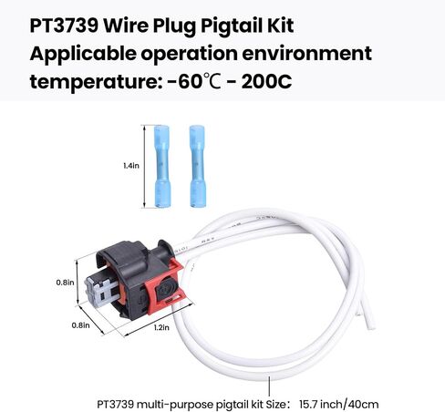 PT3739 Injector Pigtail Connector Multi-Purpose Pigtail Kit Replace for GM Duramax L5P Engine V8 6.6L,19368140 Original Equipment Multi-Purpose Wire Plug Pigtail Fuel Injector Pigtail Connector Kit in Saudi Arabia