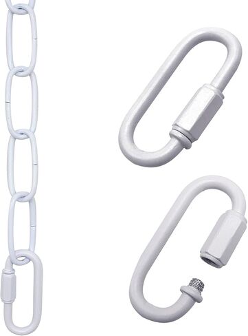 ECUDIS 10 Pack Heavy Duty D Shape Chain Locking M4 4MM Chain Quick Link Connector, Antique Brass in Saudi Arabia