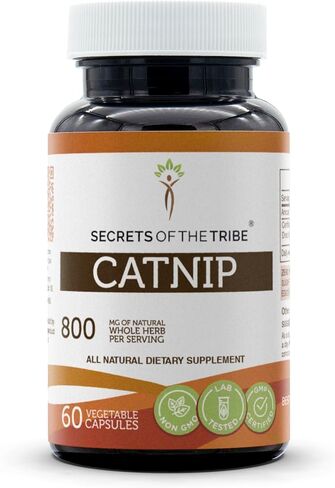 Secrets of the Tribe Catnip 120 Capsules, 800 mg, Catnip (Nepeta Cataria) Dried Herb (120 Capsules) in Saudi Arabia