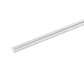 MECCANIXITY Round Solid Aluminum Rod 8mm Diameter 300mm Length Lathe Bar Stock for DIY Craft Pack of 1