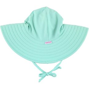 Pink Polka and Stripe Reversible Swim Hat - 6-10
