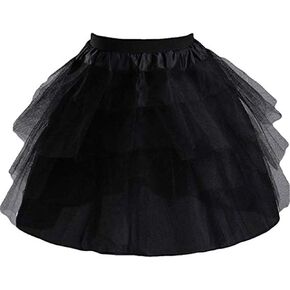 Kumeng Kids White Mini 3 Layers Wedding Flower Girl Petticoat/Underskirt/Crinoline Slips