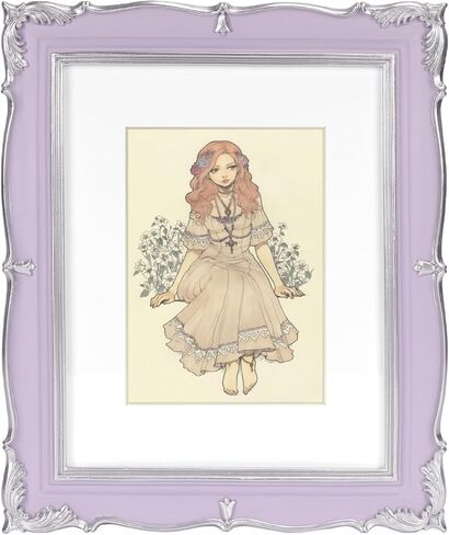 PHAREGE Vintage Picture Frame 5x7 Light Green Gold, 5 by 7 Ornate Decorative Antique Frame with Mat for 4x6 Photo, Fancy Matted Frame for Desktop or Wall, Horizontal or Vertical in Kuwait