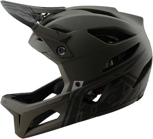 Troy Lee Designs Stage Adult Bike Mountain Bike خوذة إندورو مع MIPS، Sram Vector Red، مقاس X-Large/XX-Large in Saudi Arabia