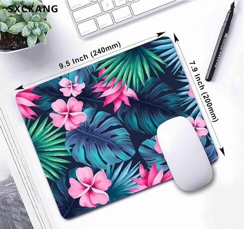 Boho Mouse Pad, Snake Witch Mouse Mat, Women Girls Mousepad, Moon Phases Computer PC Laptop Small Cute Mouse Pads for School Office Home, 9.5x7.9 inch in Saudi Arabia