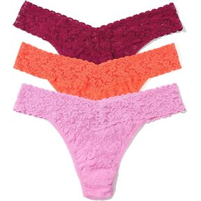hanky panky, Signature Lace Original Rise Thong 3 Pack, One Size (4-14)