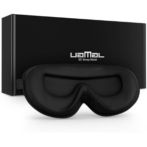 Pack of 2 Sleep Mask, Eye Mask for Sleeping, Eye Mask,100% Blackout Sleeping Mask, Sleep Masks for Men & Women, Zero Pressure Sleep Eye Mask with Adjustable Strap, Travel Essentials, 3D Sleep Masks