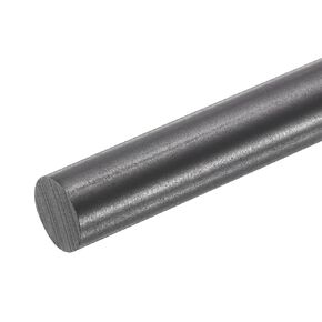 MECCANIXITY Graphite Rod, Graphite Stirring Rod Cylinder Stick Carbon Rod 305x20mm Black for Electrode, Melting Casting, Crucibles, Pack of 1