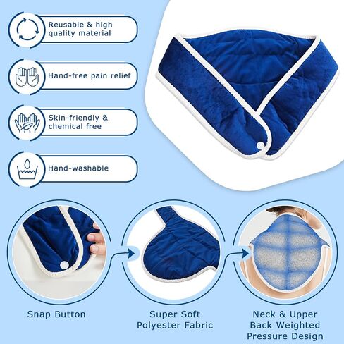 JOBYNA Knee Heating Pad for Knee Pain, 2PCS Super Soft Electric Heating Pad for Knee, 20s Fast Heating Knee Warmers with 10-90min Auto-Off Timer, 86-158℉ Heat Level (No Battery, No Vibration) in Saudi Arabia