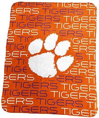 Logo Brands Officially Licensed NCAA Unisex Classic Fleece Blanket, One Size, Team Color in Saudi Arabia