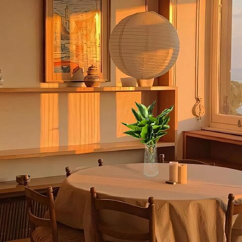 2 Packs Variegated Hosta Artificial Plant 17.7" Faux Green Dieffenbachia Plant Greenery Aesthetic House Plants for Home Indoor Bathroom Table Shelf Desk Office Decor in Saudi Arabia