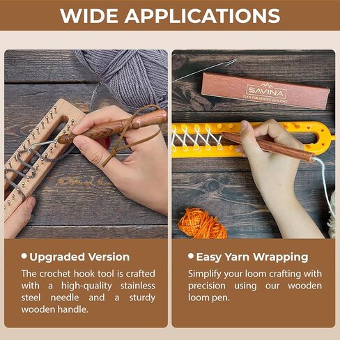 Loom Pen Tool, Yarn Helper, Yarn Guide for Loom Knitting, Handmade Tools to Make Yarn Loom Crafts Quicker & Easier for Knitters (1Pcs) in Saudi Arabia
