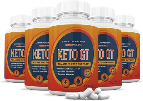 (3 Pack) Keto GT Keto Pills 1275MG New & Improved Formula Contains Apple Cider Vinegar Extra Virgin Olive Oil Powder Green Tea Leaf 180 Capsules in Saudi Arabia