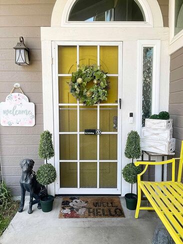 صناديق التعشيش الخشبية من Admired By Nature مع ألواح دانتيل مزخرفة ومقابض مقصوصة، مجموعة من حاويتين للتخزين، بني فاتح in Kuwait