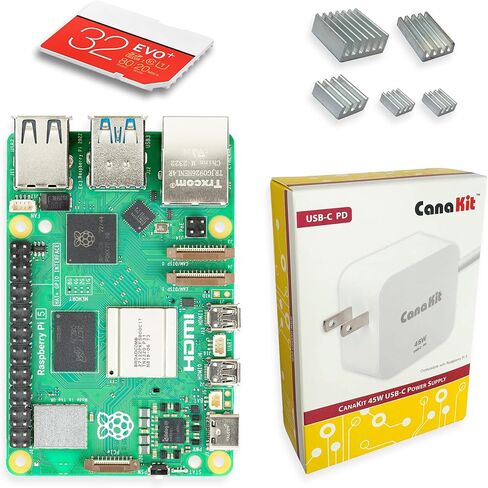 CanaKit Raspberry Pi 5 Basic Kit (8GB RAM | NO SD Card) in Kuwait
