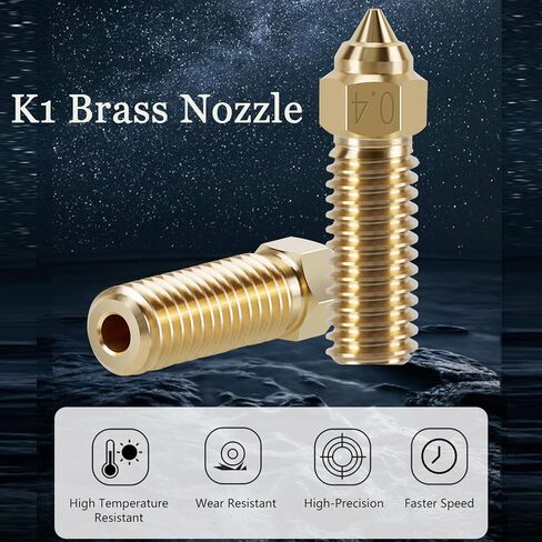 5 قطع فوهات وجوارب سيليكون لـ Anycubic Kobra 3، ملحقات الطابعة ثلاثية الأبعاد 5 قطع فوهات نحاسية 0.4 مم و5 قطع جوارب سيليكون لـ Kobra 3 in Kuwait