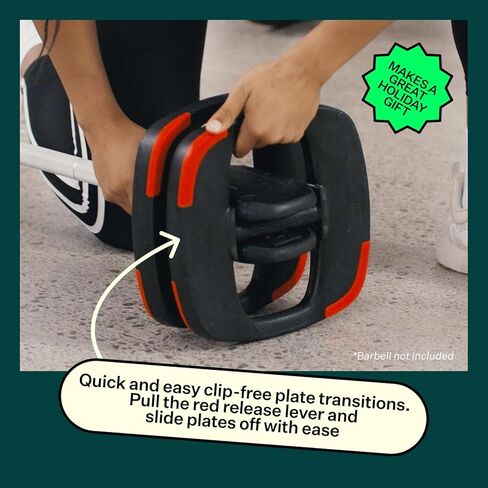 Les Mills™ Dual Purpose 2.2 lbs Ergonomic Free Weights for at Home Workout Equipment, Workout Weights Plates, Hand Weights for Total Body Workouts in Saudi Arabia