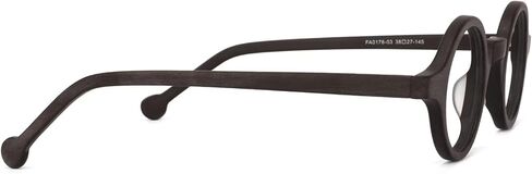 Zeelool خمر نظارات صغيرة مستديرة الضوء الأزرق حجب للرجال النساء الخشب الحبوب خلات نظارات Arale FA0176 in Kuwait