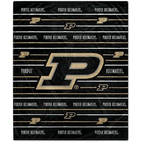 Officially Licensed NCAA 50" x 60" Logo Stripe Flannel Fleece Blanket