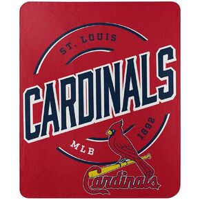 Officially Licensed MLB Fleece Throw Blanket 50 x 60 (St. Louis Cardinals)