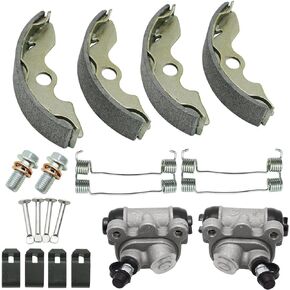 M MATI Front Brake Wheel Cylinders Shoes for Honda FourTrax 200 TRX200 TRX200D TRX200SX 1986-1997 45370-HF1-961 45350-HF1-961 06450-HC4-900