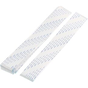 uxcell 10pcs Flexible Flat Cable 60 Pin 0.5mm Pitch FFC Flexible Ribbon Cable for LCD TV DVD Player Printer Accessory (200mm)