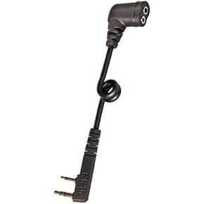 Klein Radio Audio Adapter, Compatible with Kenwood 2-Pin Two Way Radios, NX-1300 NX-340 TK-3402 TK-2170 TK-3312 TK-3360 TK-2312 NX-P1200 and NX-P1300, Compatible with Motorola 2-Pin Earpiece