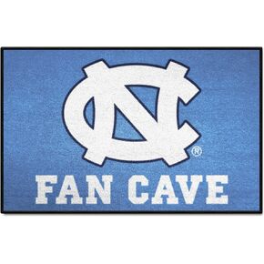FANMATS 14620 North Carolina Tar Heels Man Cave Starter Mat Accent Rug - 19in. x 30in. | Sports Fan Home Decor Rug and Tailgating Mat
