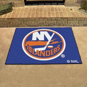 سجادة FANMATS 10461 New York Islanders Ulti-Mat - 5 قدم. × 8 قدم. | سجادة منطقة المعجبين الرياضية، سجادة ديكور المنزل وسجادة الخياطة