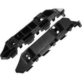 X AUTOHAUX Pair of Front Bumper Bracket Retainer Spacer Mounting Support Driver and Passenger Side 71193-TR0-A01 for Honda Civic 2012-2015 Plastic Black