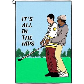 Funny Golf Towel, Printed Golf Towels for Golf Bags with Clip, Golf Gift for Men Husband Boyfriend Dad, Birthday Gifts for Golf Fan -19th Hole