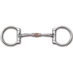 Myler Western Dee with Sweet Iron Comfort Snaffle with Copper Roller
