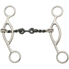 Tough 1 unisex adult english-equestrian-style horse bits, Stainless Steel, 5 US