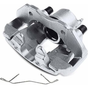 A-Premium Disc Brake Caliper Assembly with Bracket Compatible with Select Mazda Models - 3 2005-2006/2008-2013, 3 Sport 2009-2010/2012-2013 - Front Right Passenger Side
