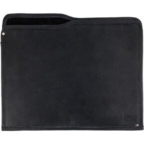 Hide & Drink, Rustic Manila Folder Document Holder, Office and Work Essentials, Professional Case, Full Grain Leather, Handmade, Bourbon Brown