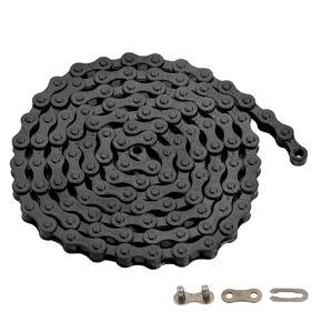 Single-Speed Bicycle Chain, 1-Speed Bike Chain, Multicolour, 1/2 x 1/8 Inch, 116 Links (116L, Green, 1)