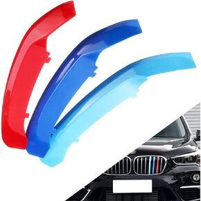 grille color stripes Compatible bmw accessories 2009-2015 BMW E84 X1 grille insert accessories 7-Beam
