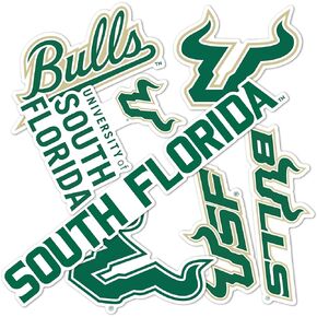 University of South Florida Sticker USF Bulls Stickers Vinyl Decals Laptop Water Bottle Car Scrapbook T2 (Type 2)