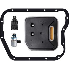 HERCOO A500 A518 A618 46RE 47RE 48RE Transmission Governor Pressure Solenoid Transducer with Filter Gasket Kit for 2000 Up Dakota Durango, Dodge Ram 1500/2500/3500, 2000-2004 Jeep Grand Cherokee