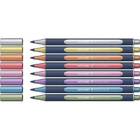 Paint-It 050 Metallic Rollerball Set, 0.4 mm, Wallet, x8, Assorted Colors (ML05011502)